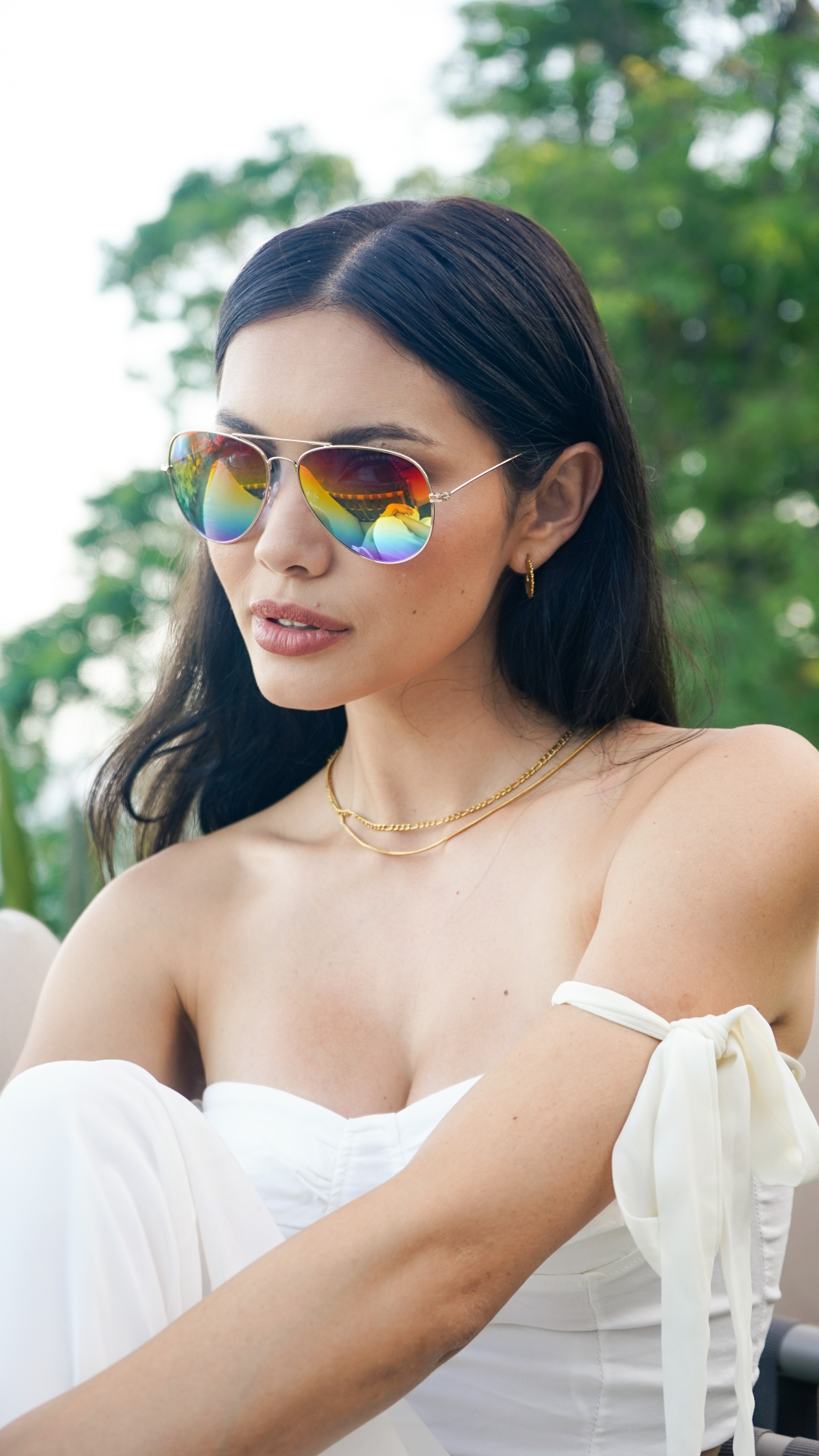 Ducky™ Polarized Aviators Rainbow Chroma
