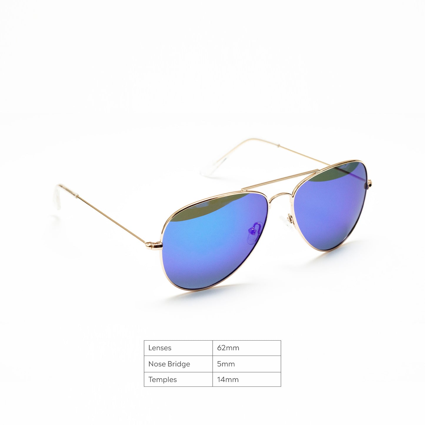 Ducky™ Polarized Aviators Blue Chroma