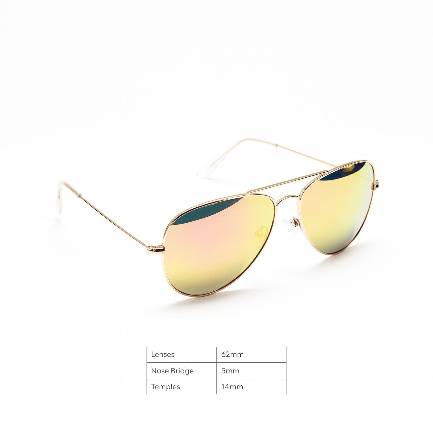 Ducky™ Polarized Aviators Pink Chroma