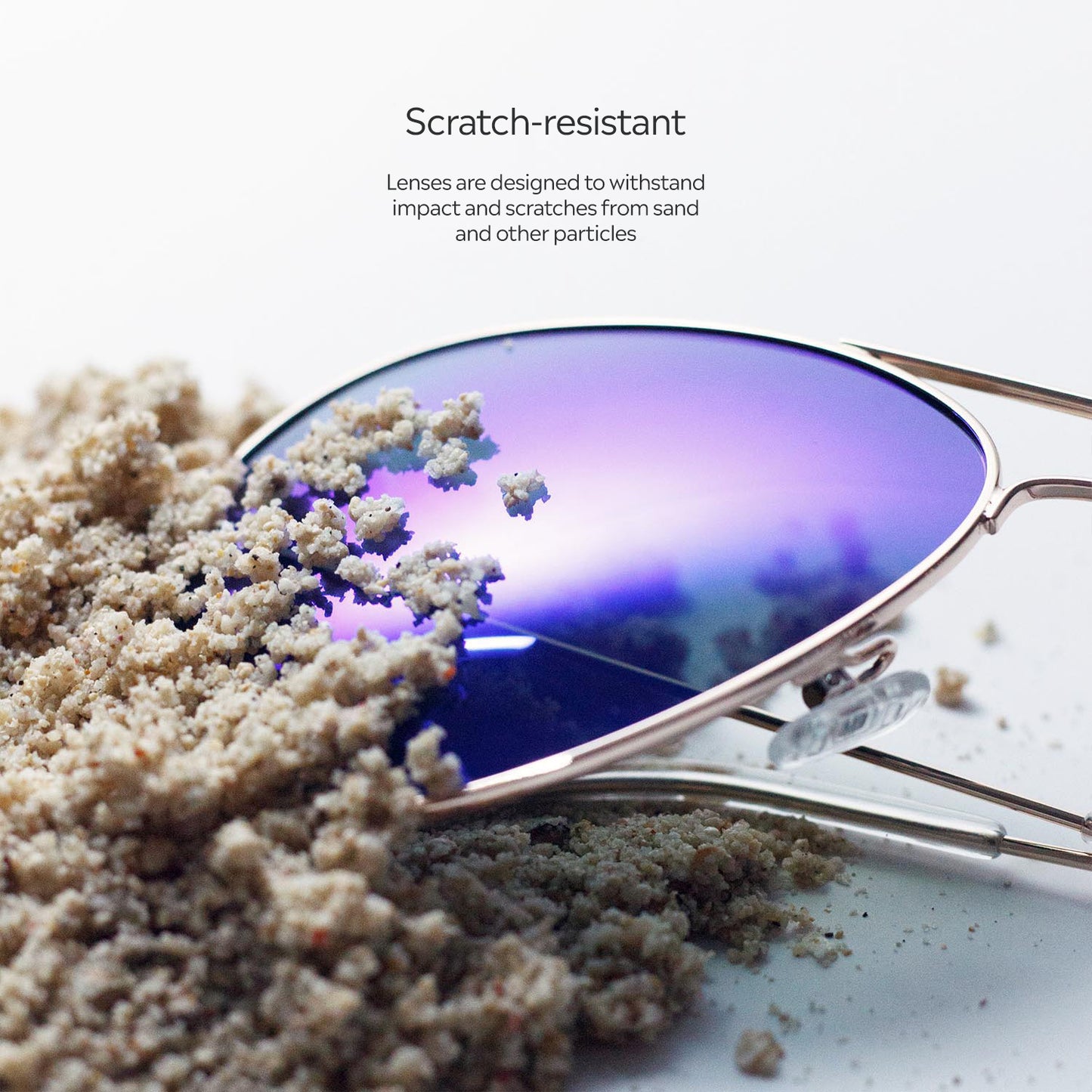 Ducky™ Polarized Aviators Blue Chroma